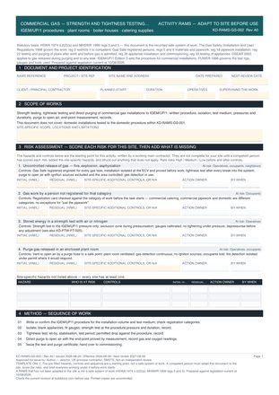 Commercial Gas — Strength and Tightness Testing and Purging preview