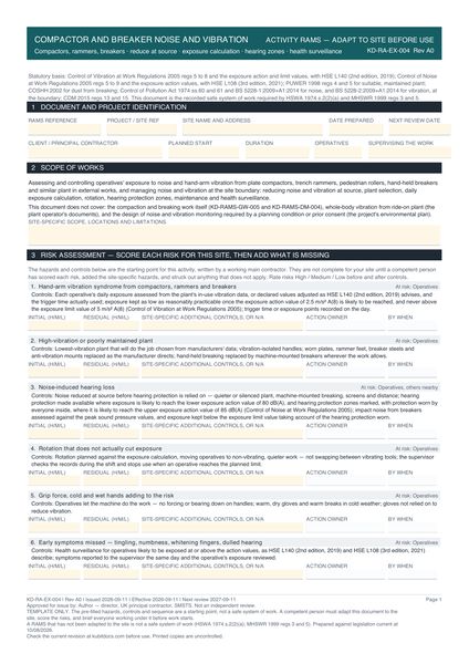 Compactor and Breaker Noise and Vibration preview