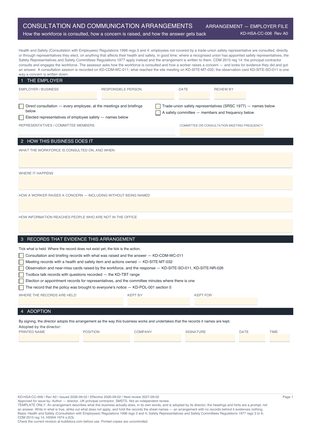 Consultation and Communication Arrangements preview