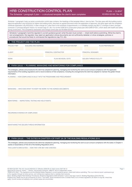 HRB Construction Control Plan preview