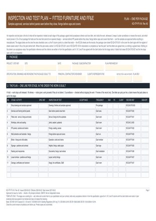 Inspection and Test Plan — Fitted Furniture and FF&E preview