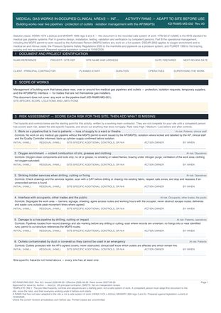 Medical Gas Works in Occupied Clinical Areas — Interface and Isolation preview