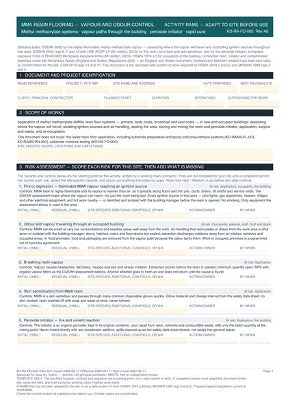 MMA Resin Flooring — Vapour and Odour Control preview