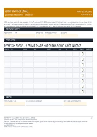 Permits in Force Board preview