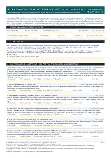 Plural-Component Spraying of Fire Coatings preview
