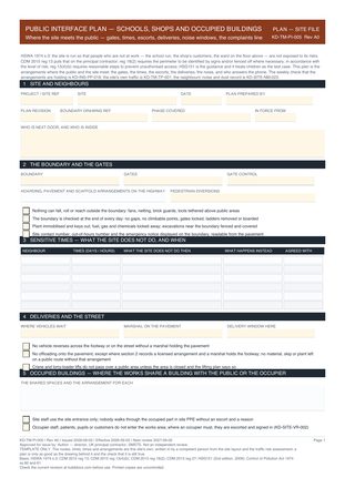 Public Interface Plan — Schools, Shops and Occupied Buildings preview